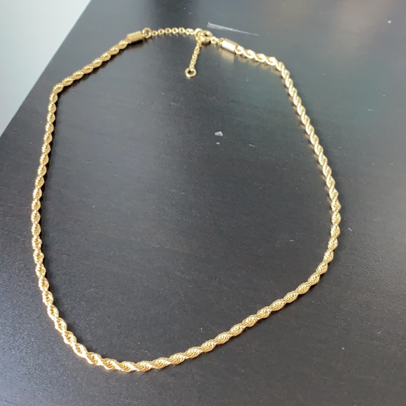 14K Gold Plated Twist Chain - Picture 4 of 5